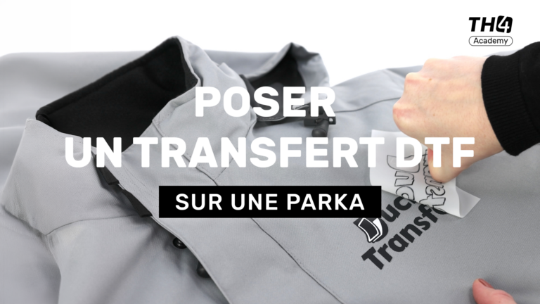 TH4 Academy: Applying a DTF transfer to a parka